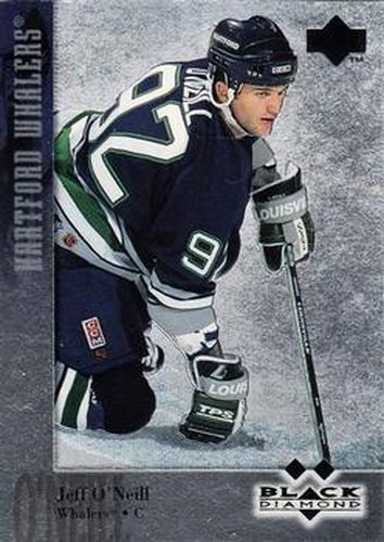 #92 Jeff O'Neill - Hartford Whalers - 1996-97 Upper Deck Black Diamond Hockey