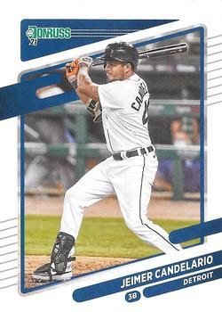 #92 Jeimer Candelario - Detroit Tigers - 2021 Donruss Baseball
