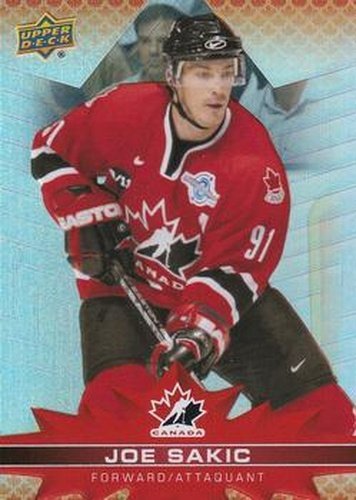 #92 Joe Sakic - Canada - 2021-22 Upper Deck Tim Hortons Team Canada Hockey
