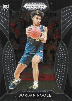 #92 Jordan Poole - Michigan Wolverines - 2019 Panini Prizm Draft Picks Basketball