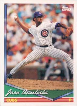 #92 Jose Bautista - Chicago Cubs - 1994 Topps Baseball