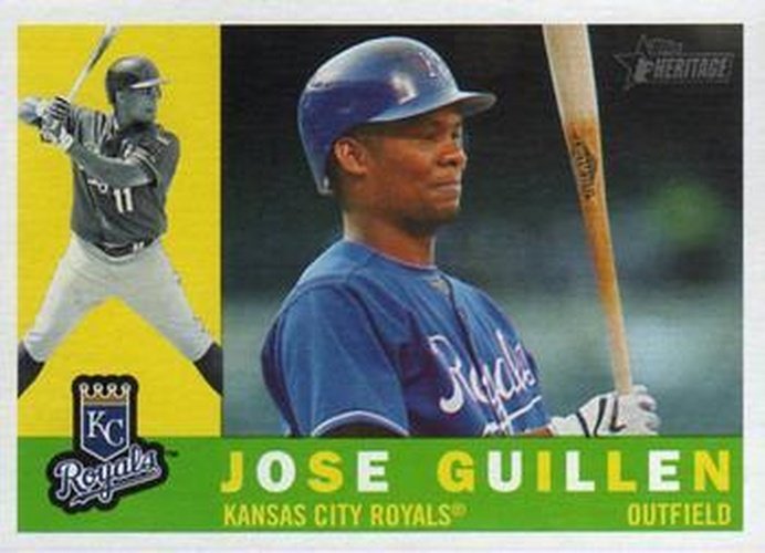 #92 Jose Guillen - Kansas City Royals - 2009 Topps Heritage Baseball