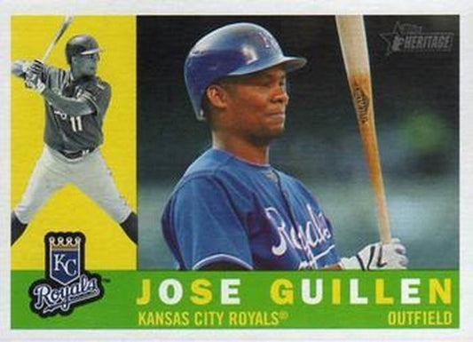 #92 Jose Guillen - Kansas City Royals - 2009 Topps Heritage Baseball