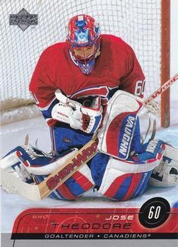 #92 Jose Theodore - Montreal Canadiens - 2002-03 Upper Deck Hockey