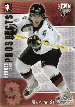 #92 Martin St. Pierre - Guelph Storm - 2004-05 In The Game Heroes and Prospects Hockey