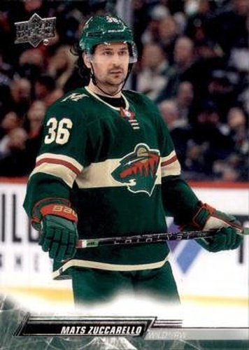 #92 Mats Zuccarello - Minnesota Wild - 2022-23 Upper Deck Hockey