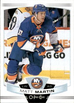 #92 Matt Martin - New York Islanders - 2019-20 O-Pee-Chee Hockey