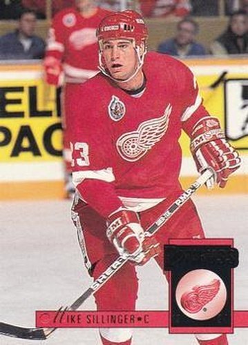 #92 Mike Sillinger - Detroit Red Wings - 1993-94 Donruss Hockey