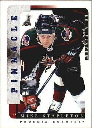 #92 Mike Stapleton - Phoenix Coyotes - 1996-97 Pinnacle Be a Player Hockey