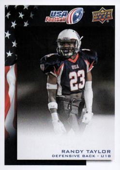#92 Randy Taylor - USA - 2014 Upper Deck USA Football