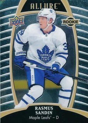 #92 Rasmus Sandin - Toronto Maple Leafs - 2019-20 Upper Deck Allure Hockey