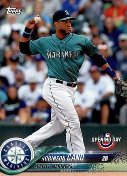 #92 Robinson Cano - Seattle Mariners - 2018 Topps Opening Day Baseball