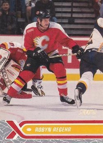 #92 Robyn Regehr - Calgary Flames - 2000-01 Stadium Club Hockey