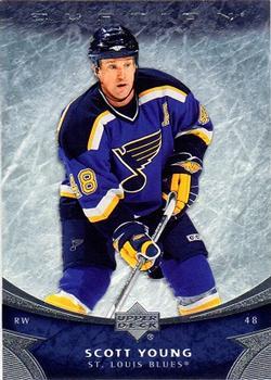 #92 Scott Young - St. Louis Blues - 2006-07 Upper Deck Ovation Hockey