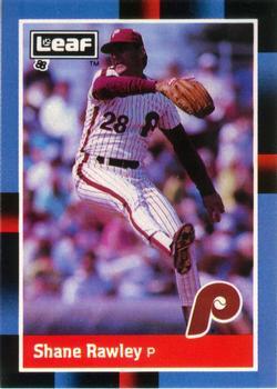 #92 Shane Rawley - Philadelphia Phillies - 1988 Leaf Baseball