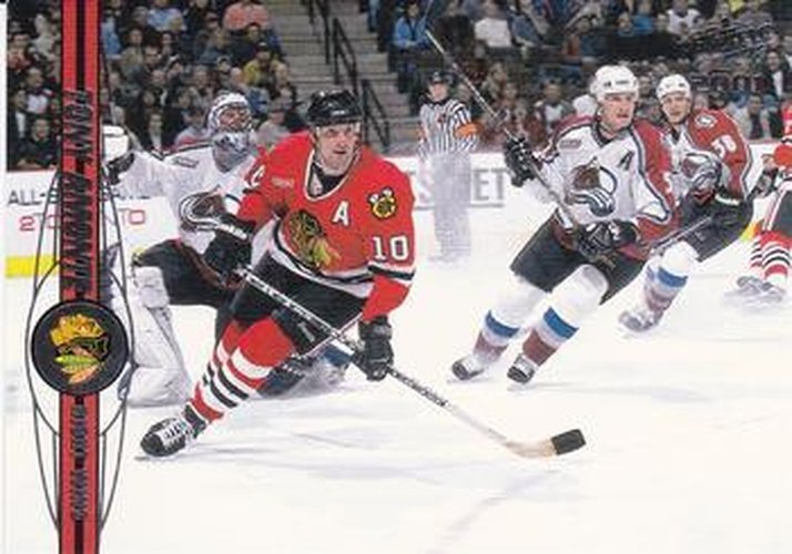 #92 Tony Amonte - Chicago Blackhawks - 2000-01 Pacific Hockey
