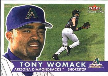 #92 Tony Womack - Arizona Diamondbacks - 2001 Fleer Tradition Baseball