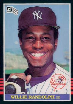 #92 Willie Randolph - New York Yankees - 1985 Donruss Baseball