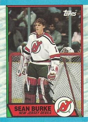 #92 Sean Burke - New Jersey Devils - 1989-90 Topps Hockey