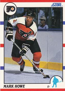 #92 Mark Howe - Philadelphia Flyers - 1990-91 Score Hottest and Rising Stars Hockey