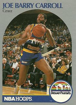 #92 Joe Barry Carroll - Denver Nuggets - 1990-91 Hoops Basketball