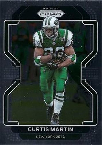 #92 Curtis Martin - New York Jets - 2021 Panini Prizm Football