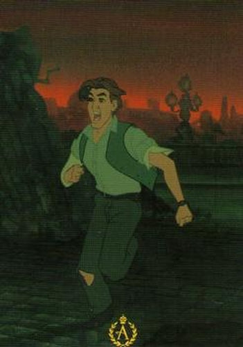 #92 Anya hanging center - 1998 Upper Deck Anastasia