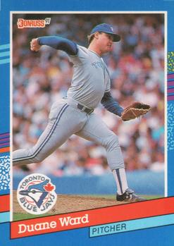 #92 Duane Ward - Toronto Blue Jays - 1991 Donruss Baseball