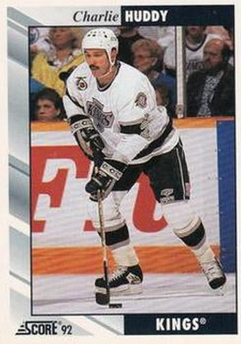 #92 Charlie Huddy - Los Angeles Kings - 1992-93 Score USA Hockey
