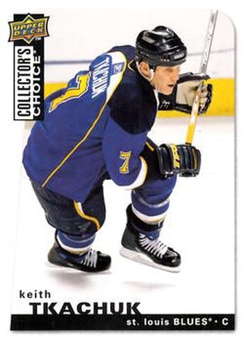 #92 Keith Tkachuk - St. Louis Blues - 2008-09 Collector's Choice Hockey