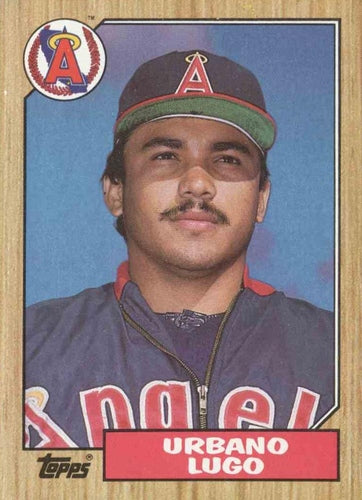 #92 Urbano Lugo - California Angels - 1987 Topps Baseball