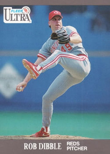 #92 Rob Dibble - Cincinnati Reds - 1991 Ultra Baseball
