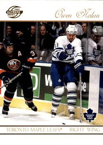 #92 Owen Nolan - Toronto Maple Leafs - 2003-04 Pacific Supreme Hockey
