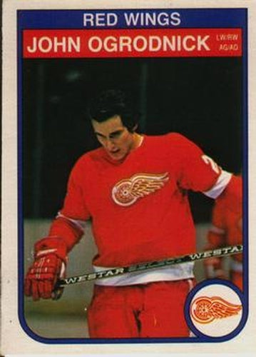 #92 John Ogrodnick - Detroit Red Wings - 1982-83 O-Pee-Chee Hockey