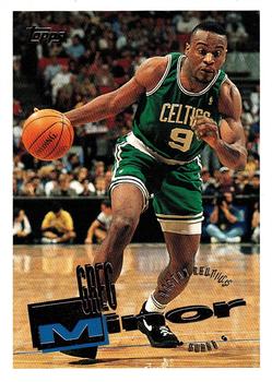 #92 Greg Minor - Boston Celtics - 1995-96 Topps Basketball