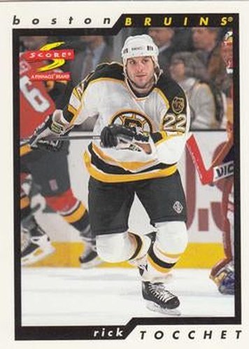 #92 Rick Tocchet - Boston Bruins - 1996-97 Score Hockey