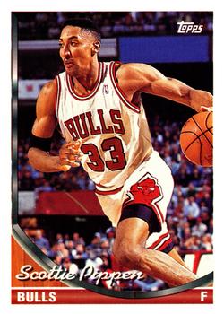 #92 Scottie Pippen - Chicago Bulls - 1993-94 Topps Basketball
