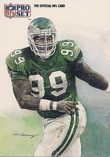 #392 Jerome Brown - Philadelphia Eagles - 1991 Pro Set Football