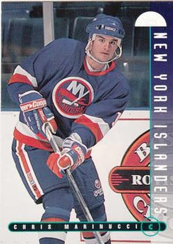 #92 Chris Marinucci - New York Islanders - 1995-96 Leaf Hockey