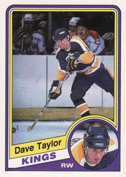 #92 Dave Taylor - Los Angeles Kings - 1984-85 O-Pee-Chee Hockey