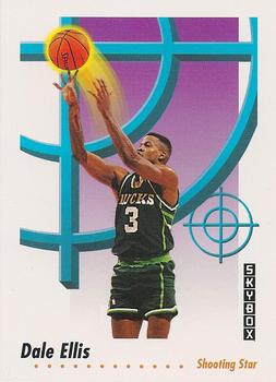 #592 Dale Ellis - Milwaukee Bucks - 1991-92 SkyBox Basketball