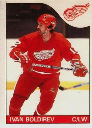 #92 Ivan Boldirev - Detroit Red Wings - 1985-86 O-Pee-Chee Hockey