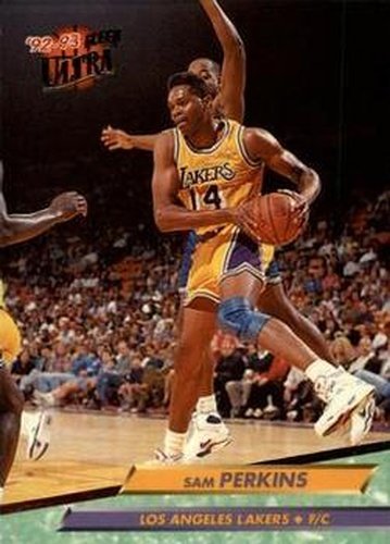 #92 Sam Perkins - Los Angeles Lakers - 1992-93 Ultra Basketball