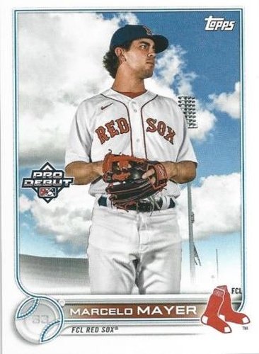 #PD-92b Marcelo Mayer - FCL Red Sox - 2022 Topps Pro Debut Baseball