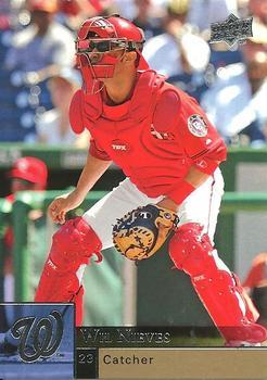 #937 Wil Nieves - Washington Nationals - 2009 Upper Deck Baseball