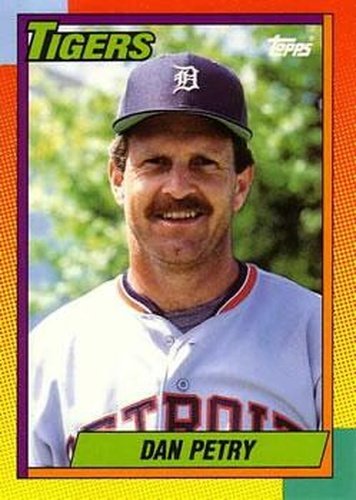 #93T Dan Petry - Detroit Tigers - 1990 Topps Traded Baseball
