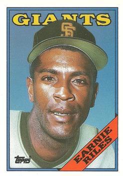 #93T Earnie Riles - San Francisco Giants - 1988 Topps Traded Baseball