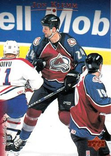 #93 Jon Klemm - Colorado Avalanche - 1995-96 Upper Deck Hockey