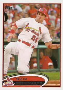 #93 Skip Schumaker - St. Louis Cardinals - 2012 Topps Baseball