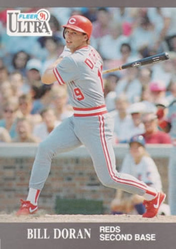 #93 Bill Doran - Cincinnati Reds - 1991 Ultra Baseball
